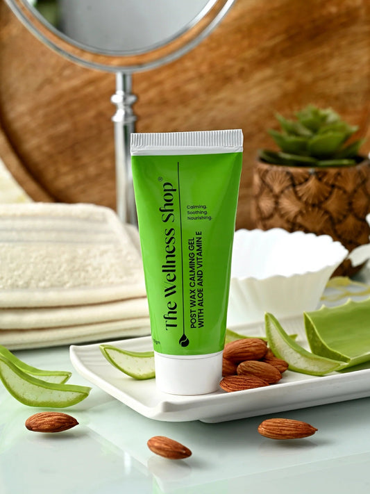 The Wellness Shop Post Wax Calming Gel with Aloe and Vitamin E  Grab2Buy The Wellness Shop Grab2Buy