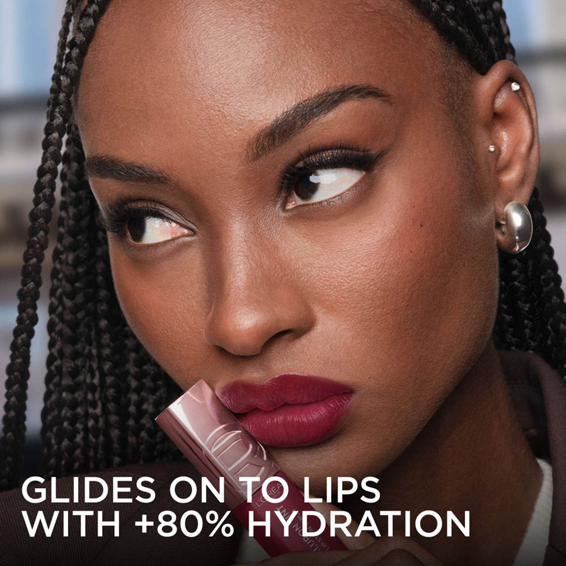L'Oreal Paris Hyaluron Tint Lip Stain Serum Weightless Color - 635 Worth It Medium