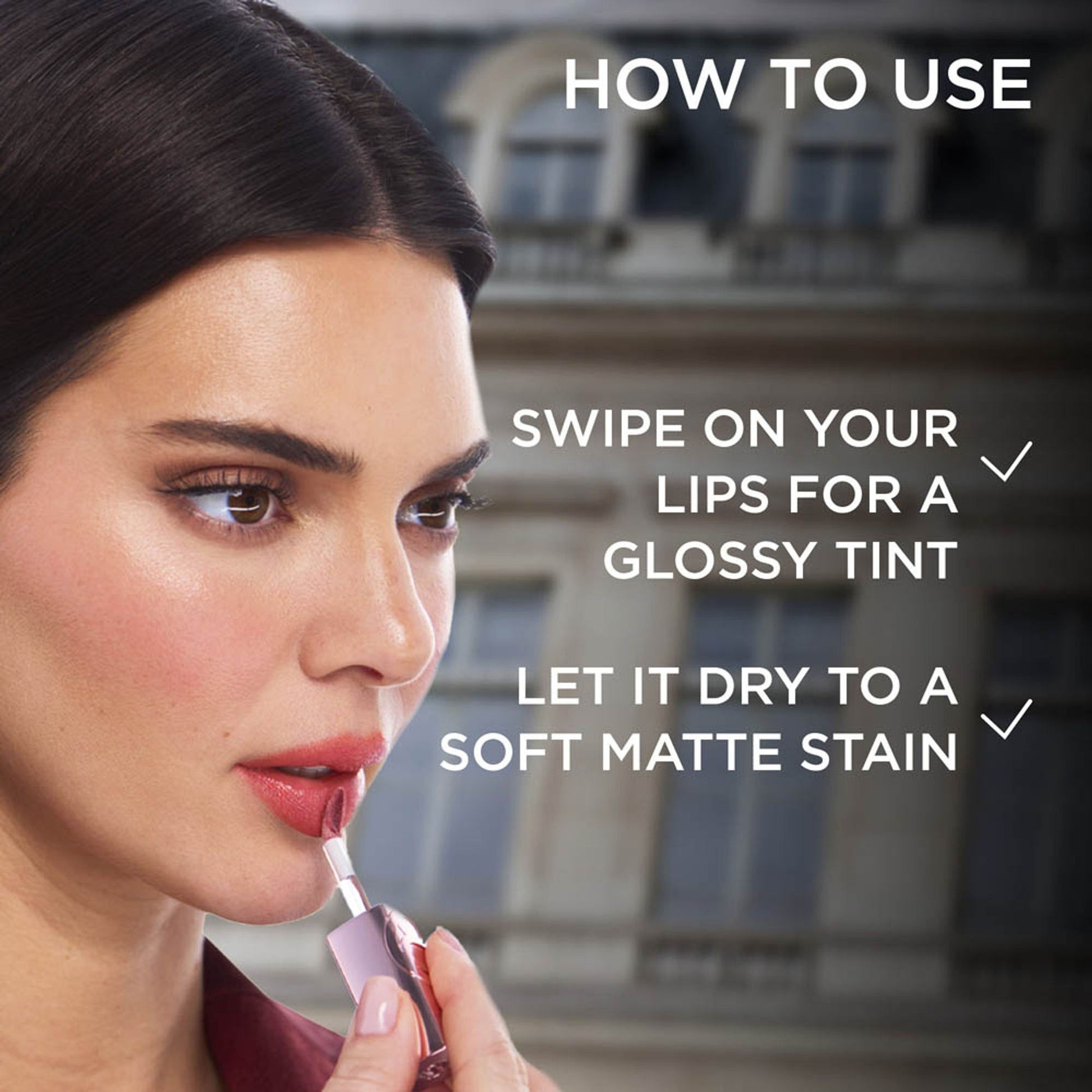 L'Oreal Paris Hyaluron Tint Lip Stain Serum Weightless Color - 485 Nude Espresso