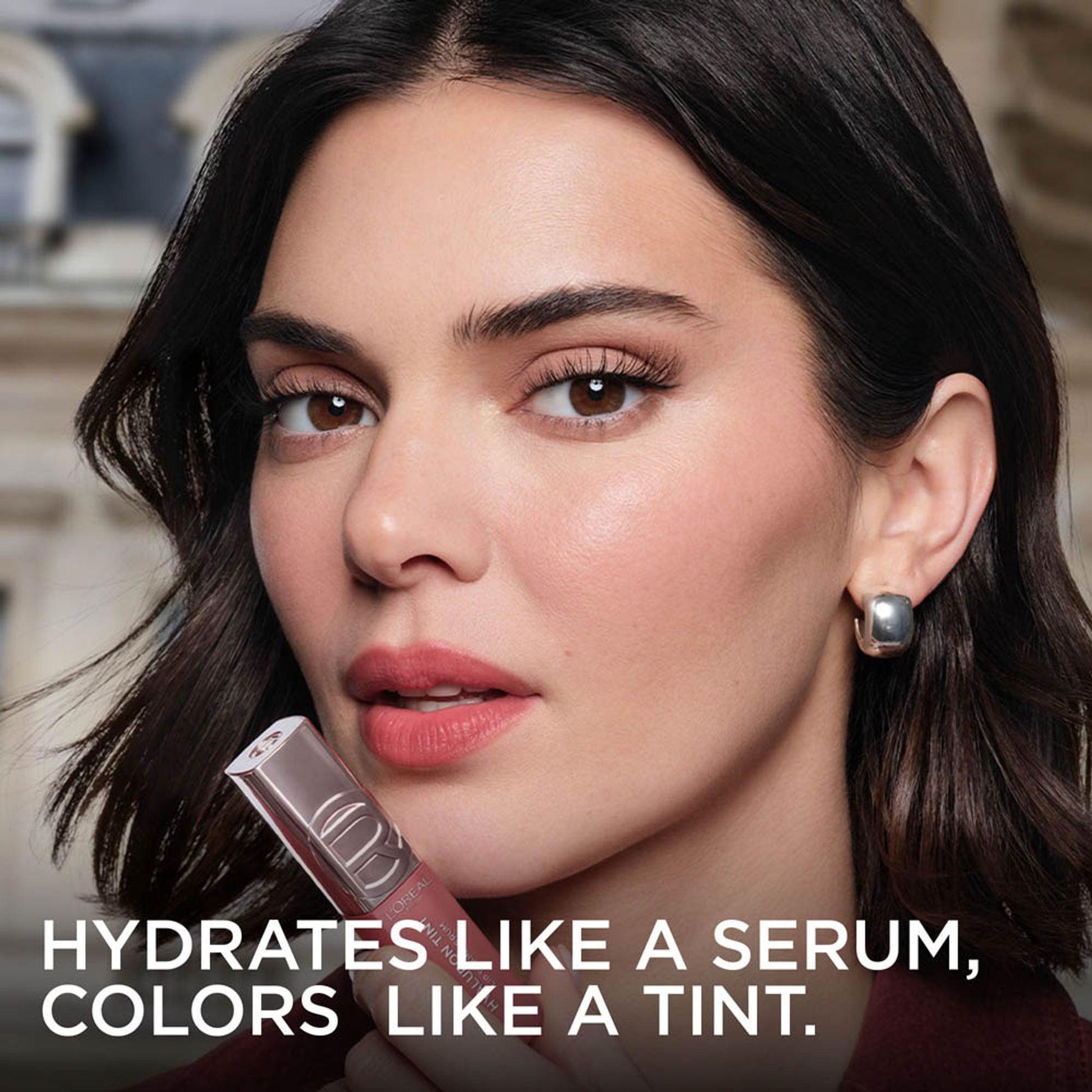 L'Oreal Paris Hyaluron Tint Lip Stain Serum Weightless Color - 521 Bordeaux Please