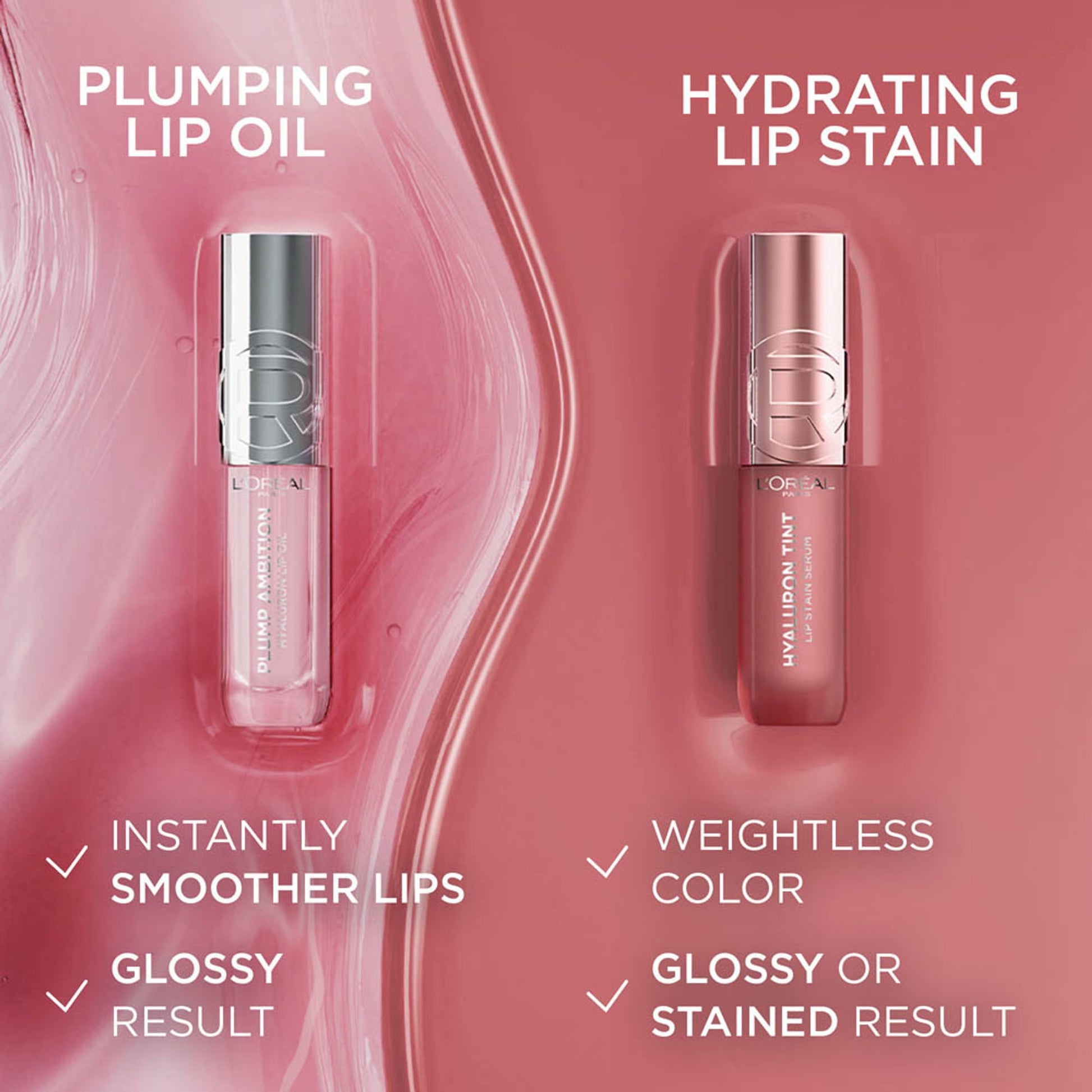 L'Oreal Paris Hyaluron Tint Lip Stain Serum Weightless Color - 420 Le Rouge Paris