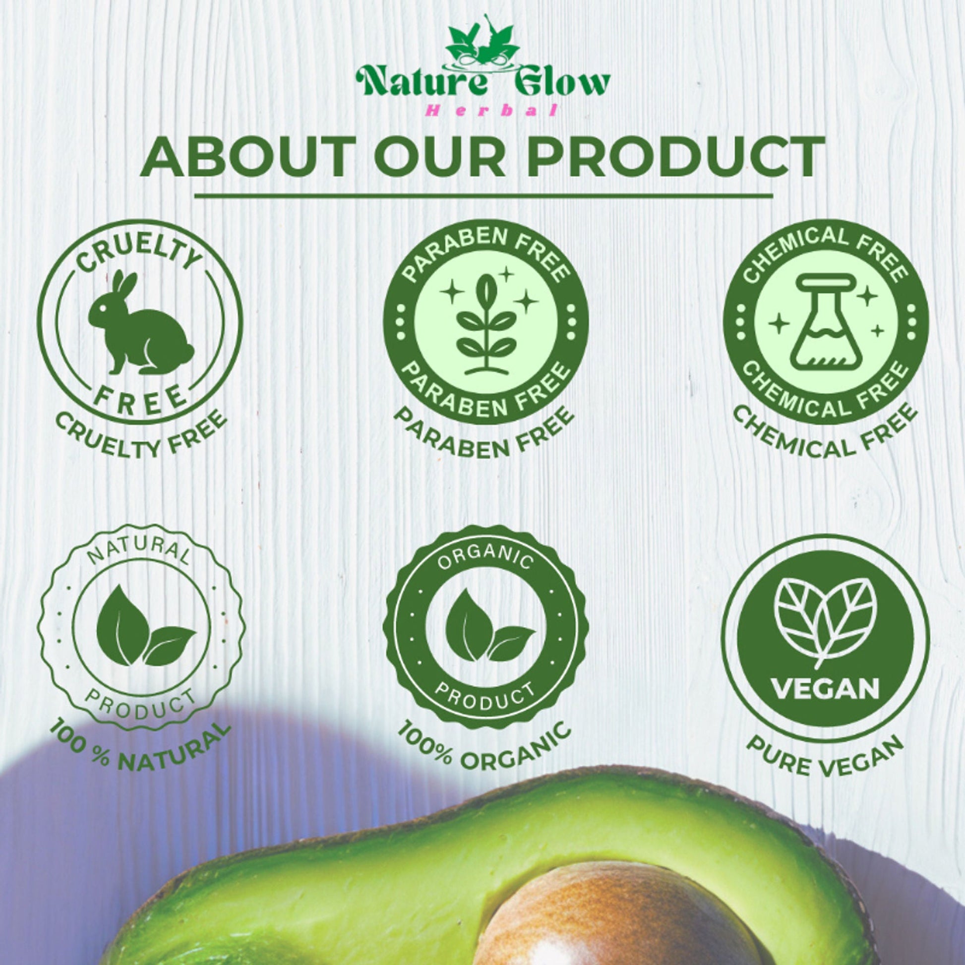 Nature Glow Herbal Bright Exploring With Nature'S Essence Avocado Facial Oil