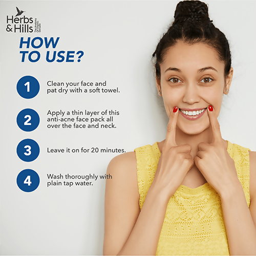 Herbs & Hills Anti Acne Face Pack 