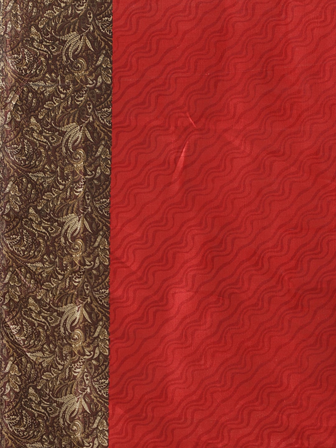 Saree Mall Maroon Printed Saree