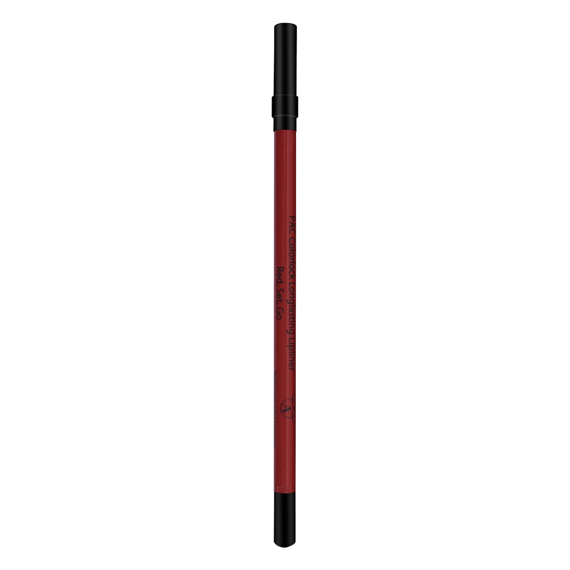PAC Studio Colorlock Longlasting Lip Liner - Red- Set- Go