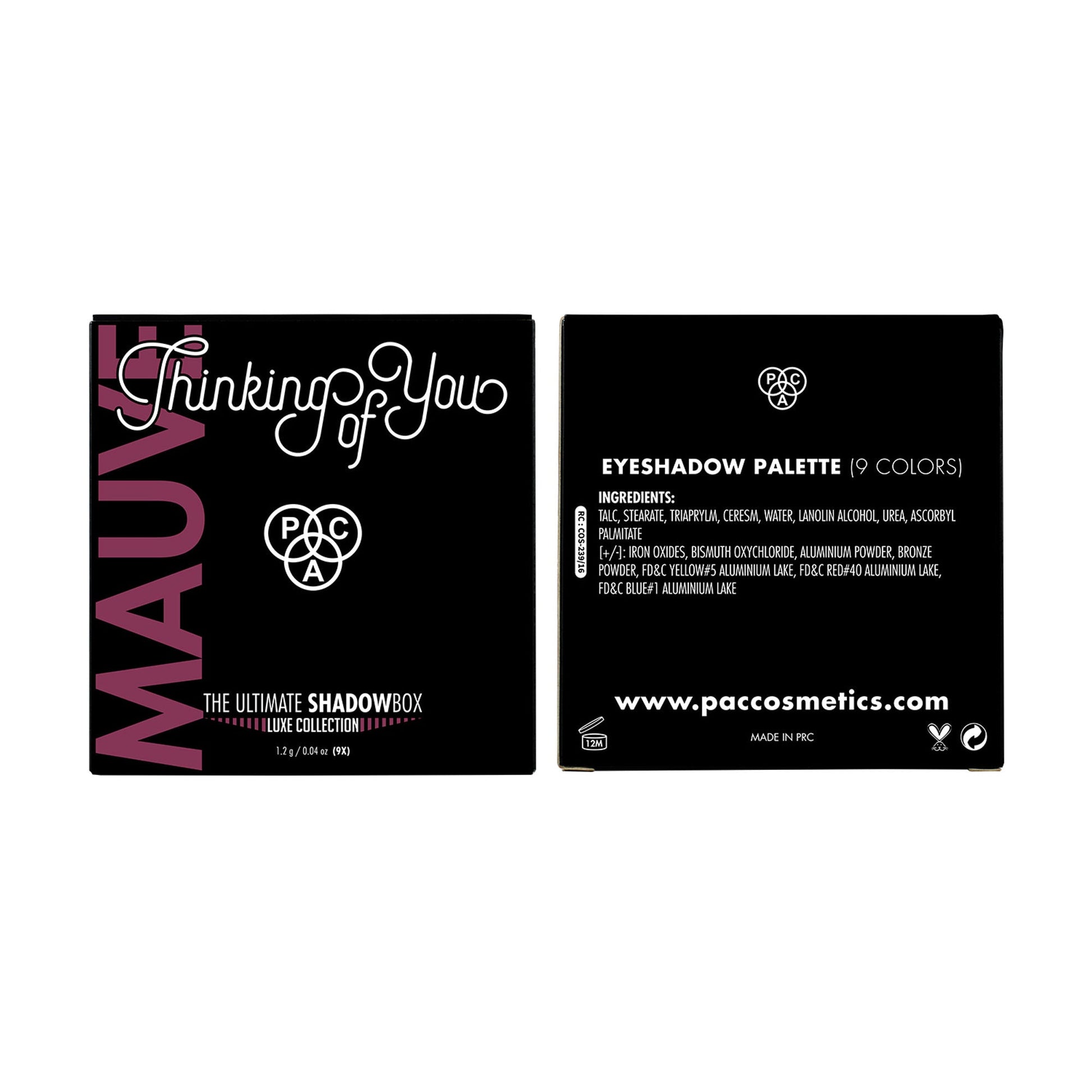 PAC Studio Luxe Shadowbox X9 - Thinking Of You Mauve(1.4g)Each)