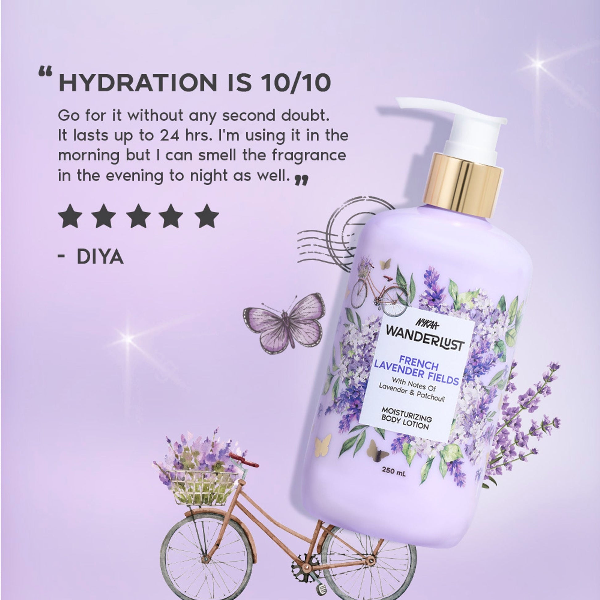 Wanderlust Moisturizing Body Lotion - French Lavender  Grab2Buy Wanderlust Grab2Buy