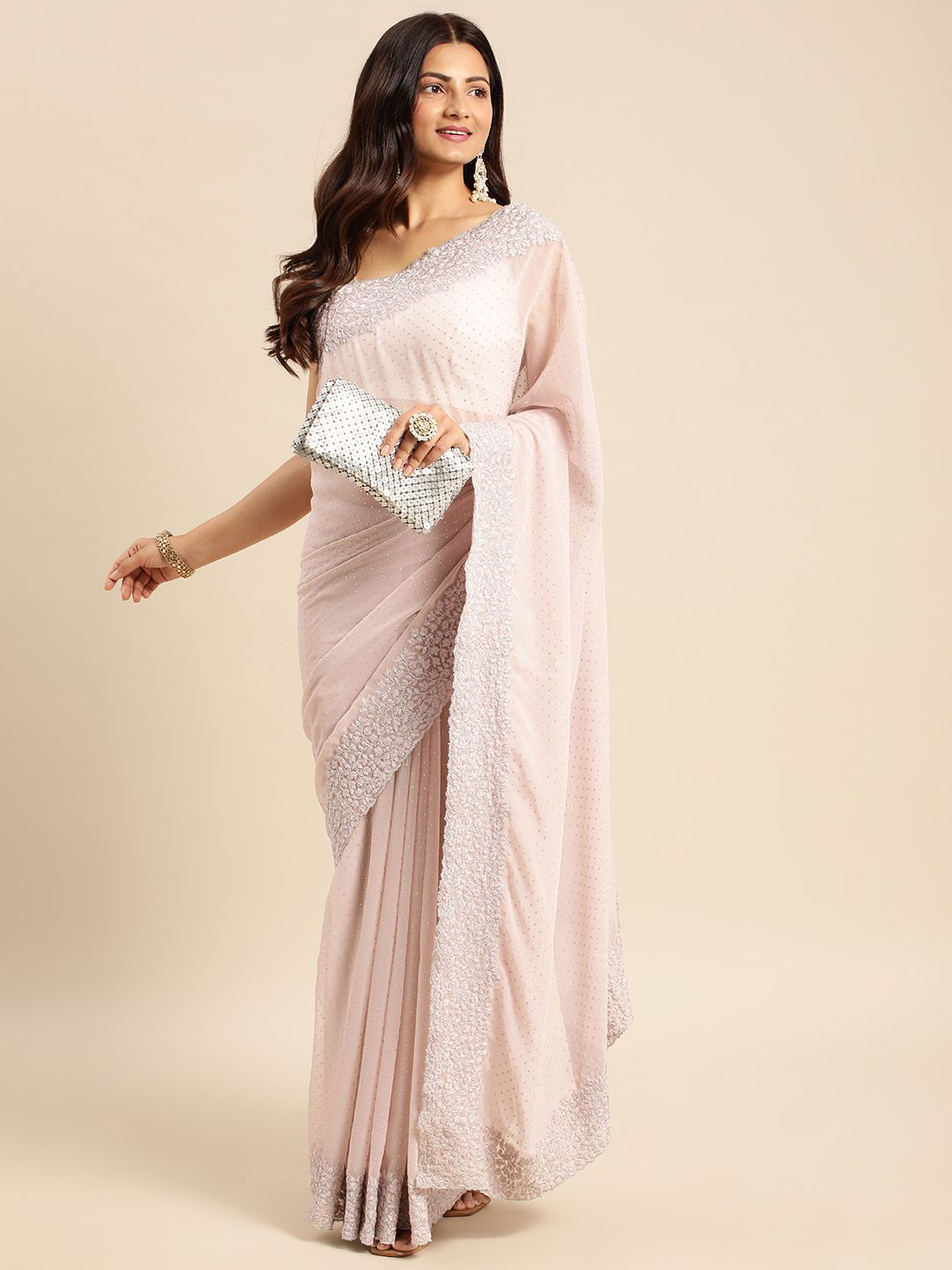 kasee Embellished Beads and Stones Saree