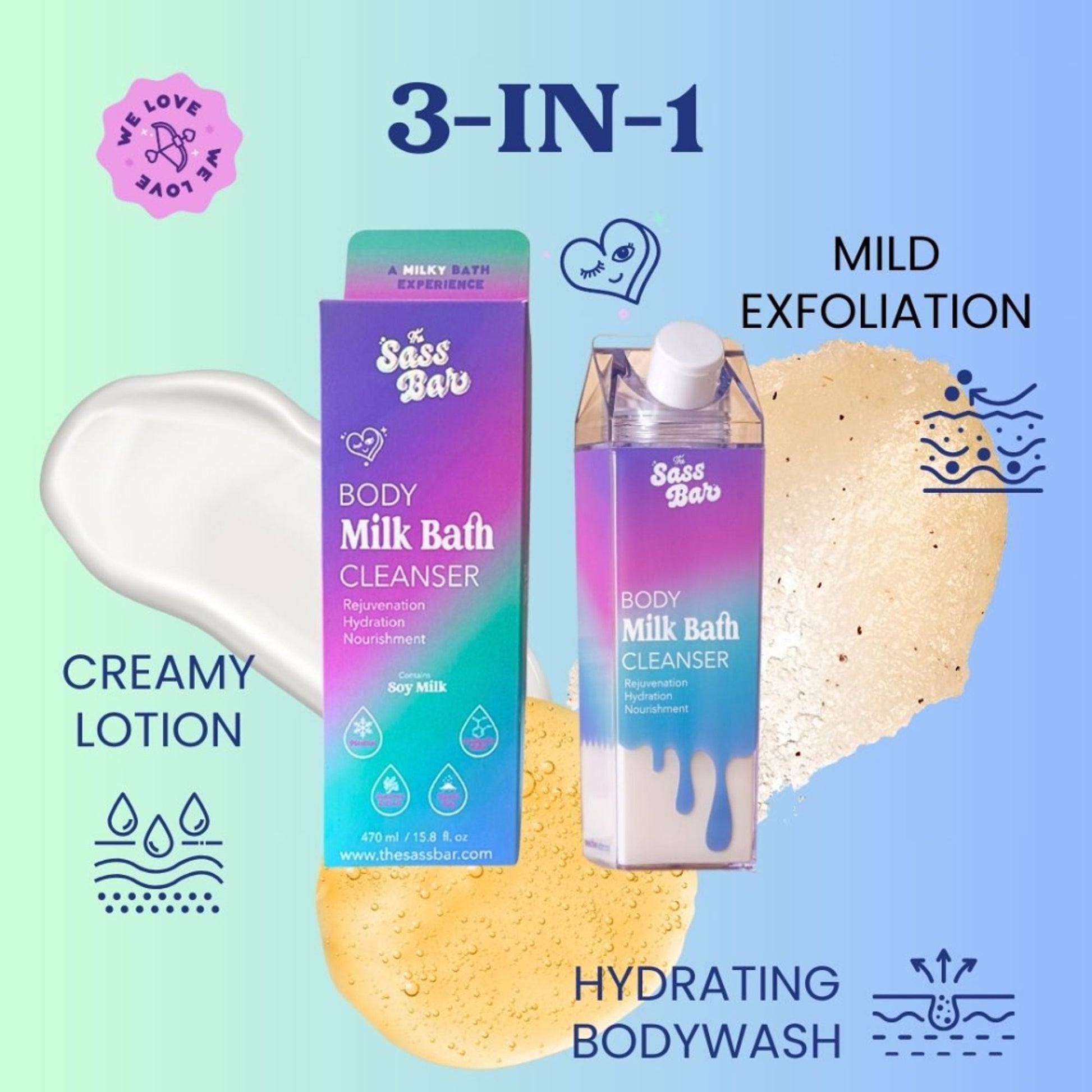 The Sass Bar Aurora Cooling Bodywash Cleanser with Salicyclic Acid + Kaolin Clay For Oily Skin  Grab2Buy The Sass Bar Grab2Buy