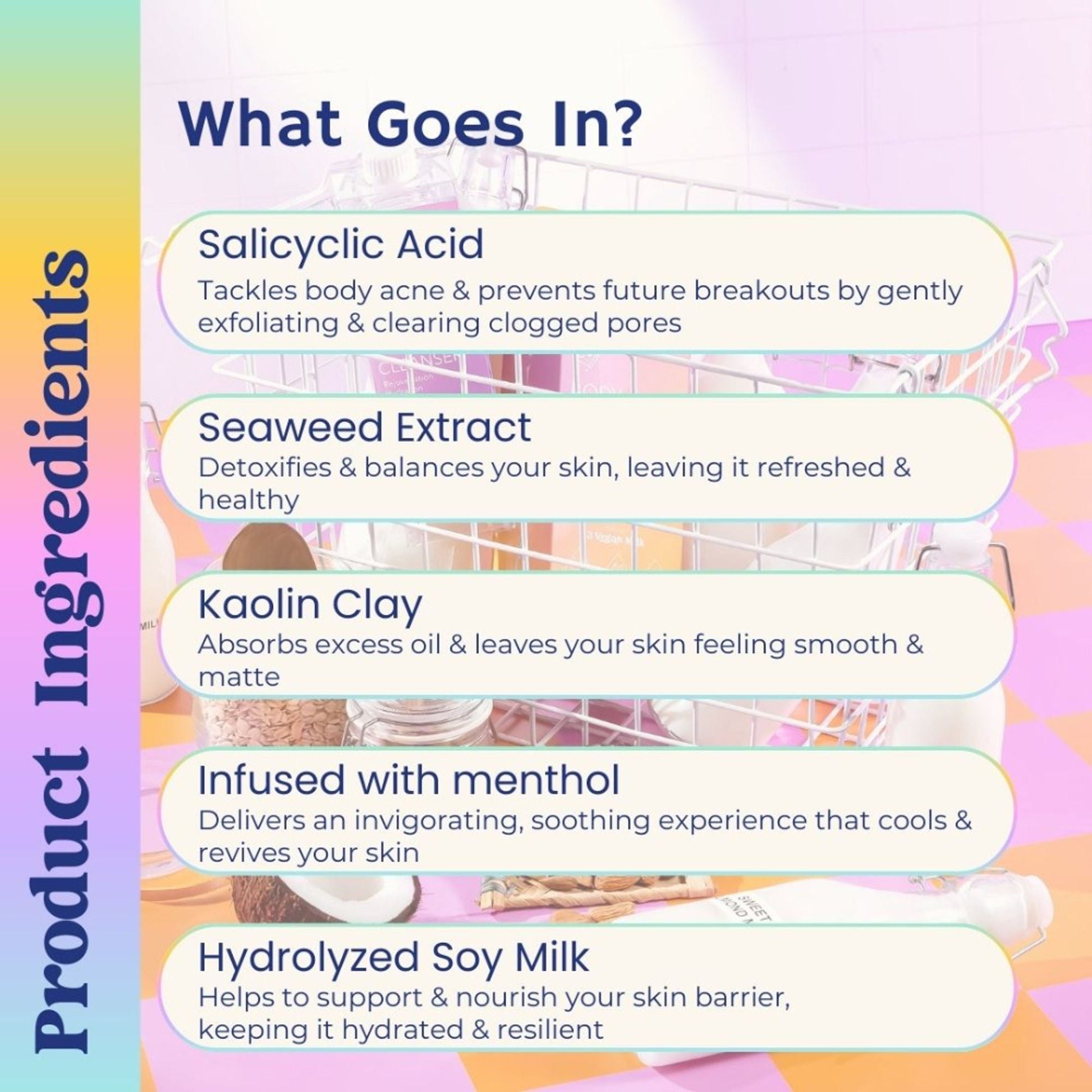 The Sass Bar Aurora Cooling Bodywash Cleanser with Salicyclic Acid + Kaolin Clay For Oily Skin  Grab2Buy The Sass Bar Grab2Buy