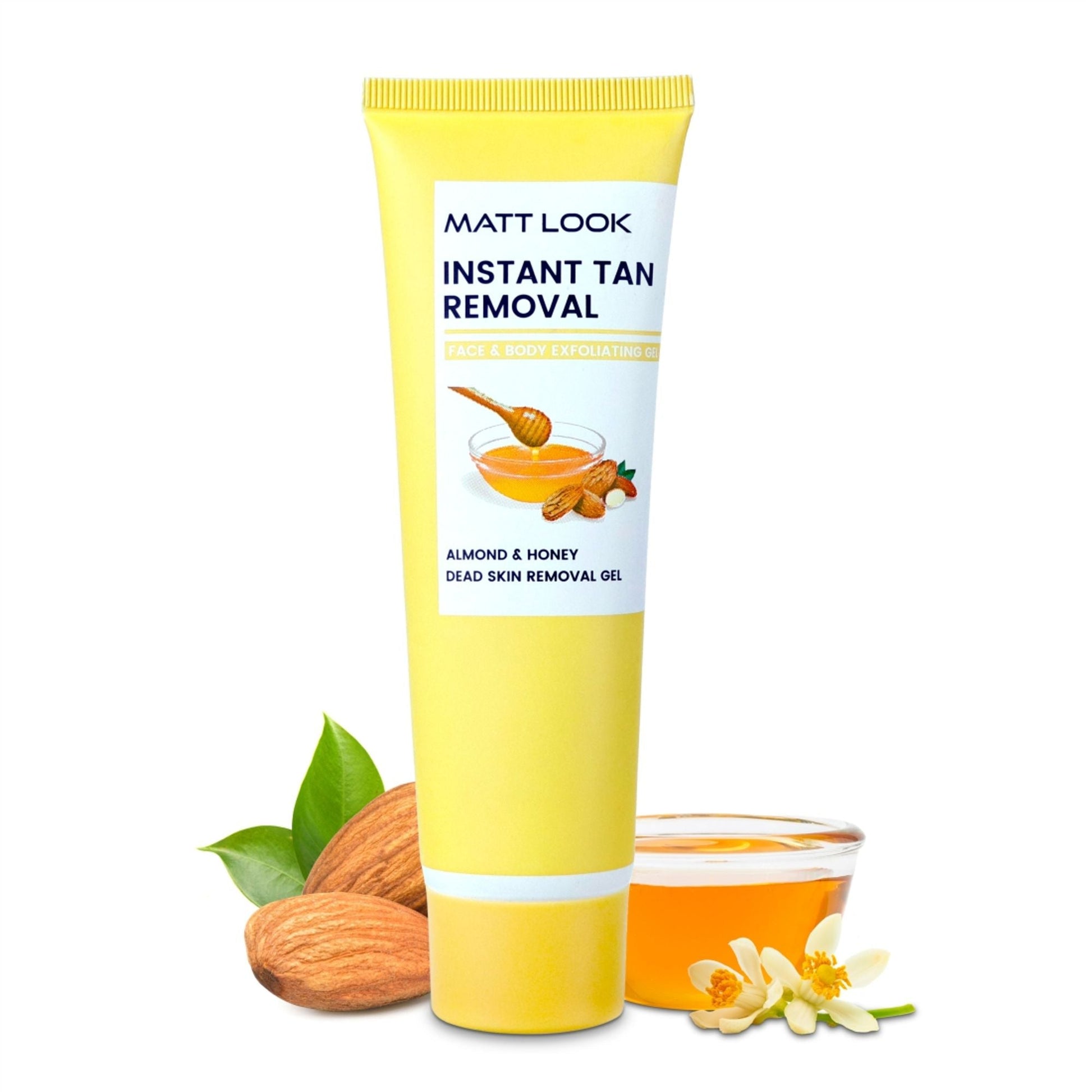 Matt Look Instant Tan Removal With Almond & Honey Dead Skin Removal Gel | Grab2Buy