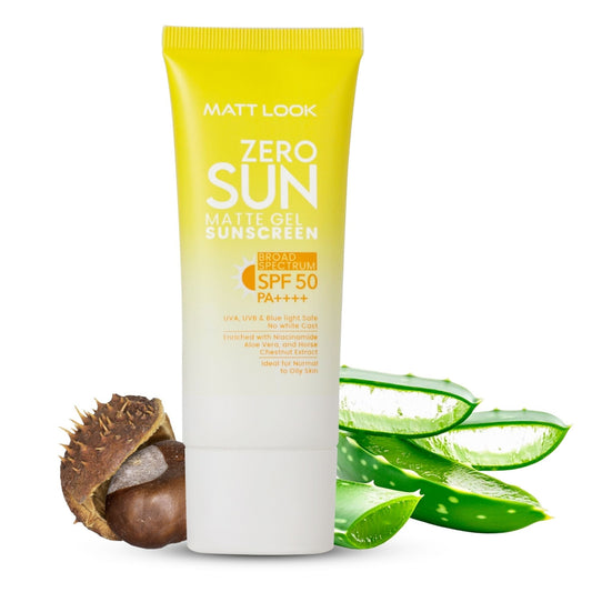 Matt Look Zero Sun Matte Gel SPF 50 PA++++ Sunscreen 