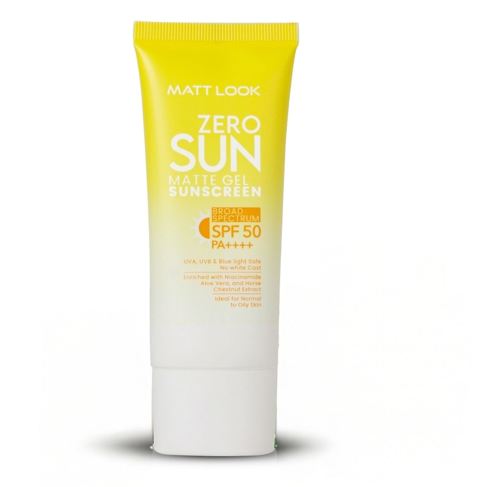 Matt Look Zero Sun Matte Gel SPF 50 PA++++ Sunscreen 