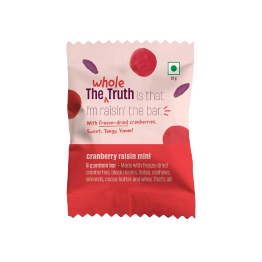 The Whole Truth Mini Protein Bars - Cranberry Raisin  Grab2Buy The Whole Truth Grab2Buy