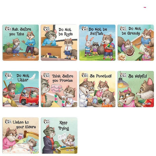 Jolly Kids Good Going Gary Character Building English Short Story Books (Set of 10) | Motivational Story Books for Kids