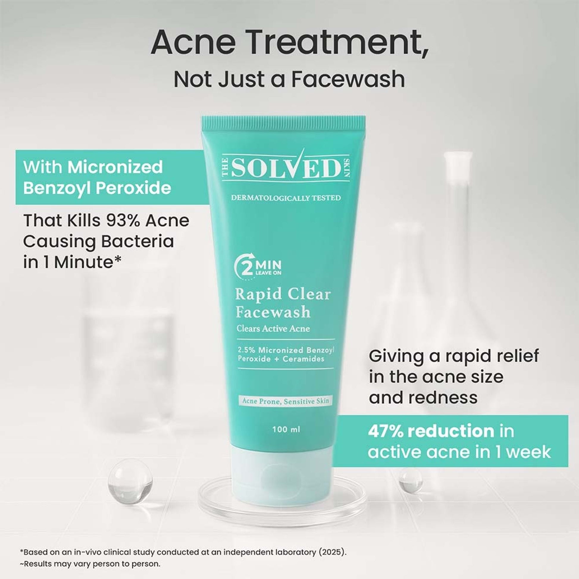 The Solved Skin Rapid Clear Face Wash  Grab2Buy The Solved Skin Grab2Buy