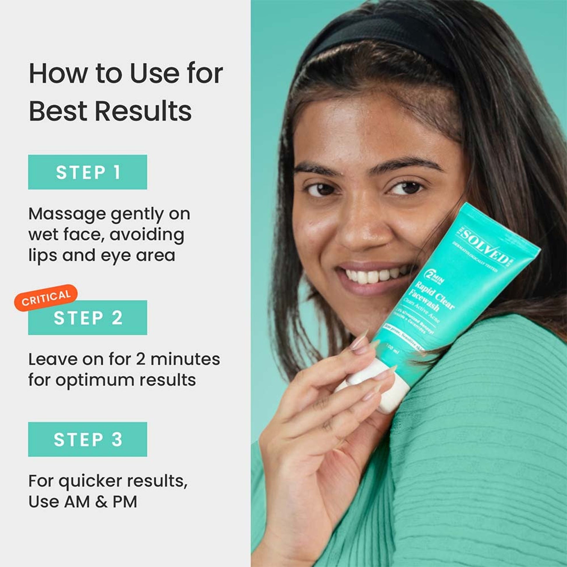 The Solved Skin Rapid Clear Face Wash  Grab2Buy The Solved Skin Grab2Buy