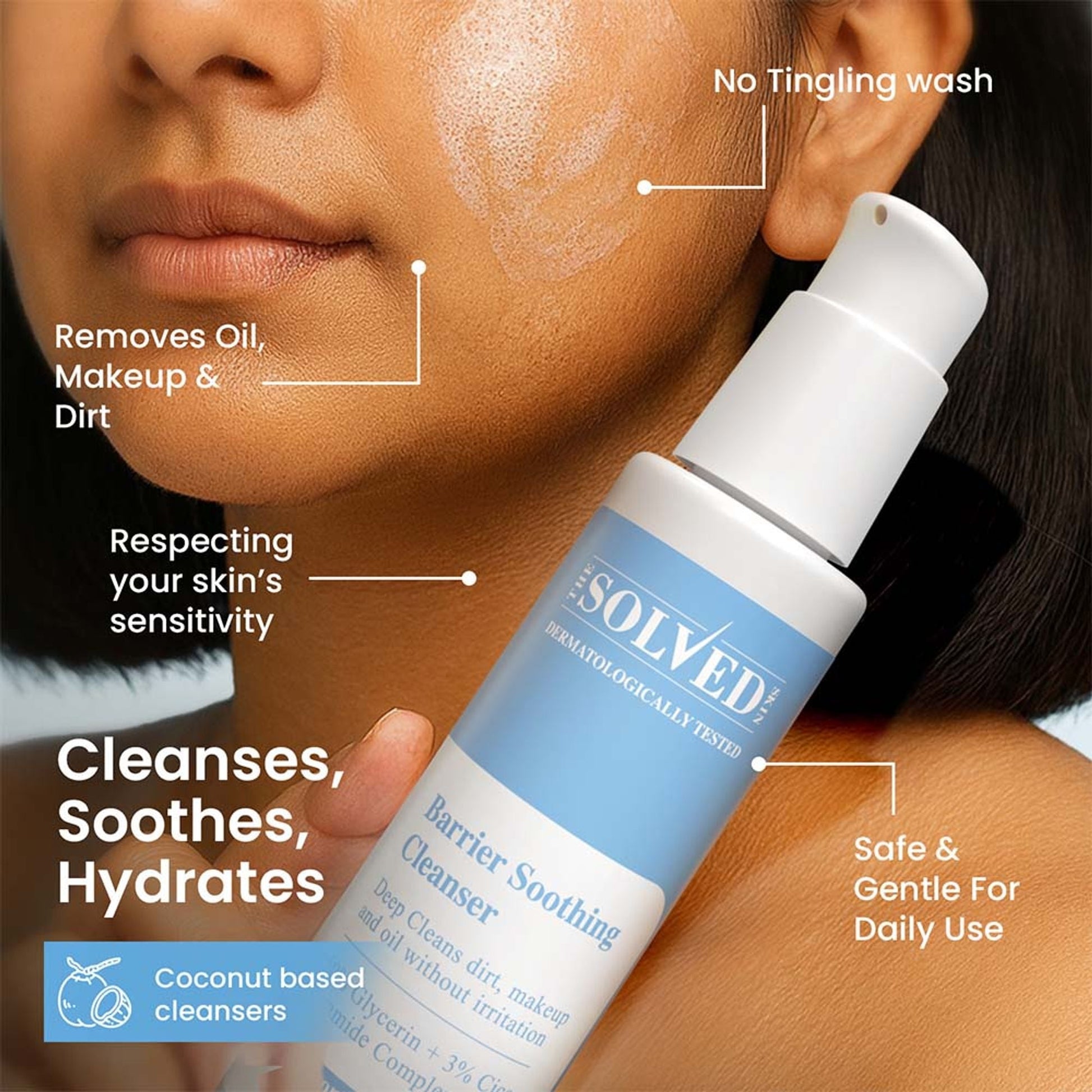 The Solved Skin Barrier Soothing Cleanser  Grab2Buy The Solved Skin Grab2Buy