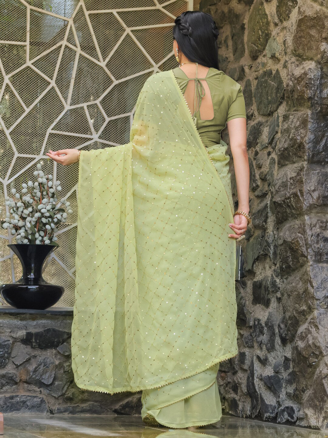 Tikhi Imli Embellished Sequinned Grab2Buy 