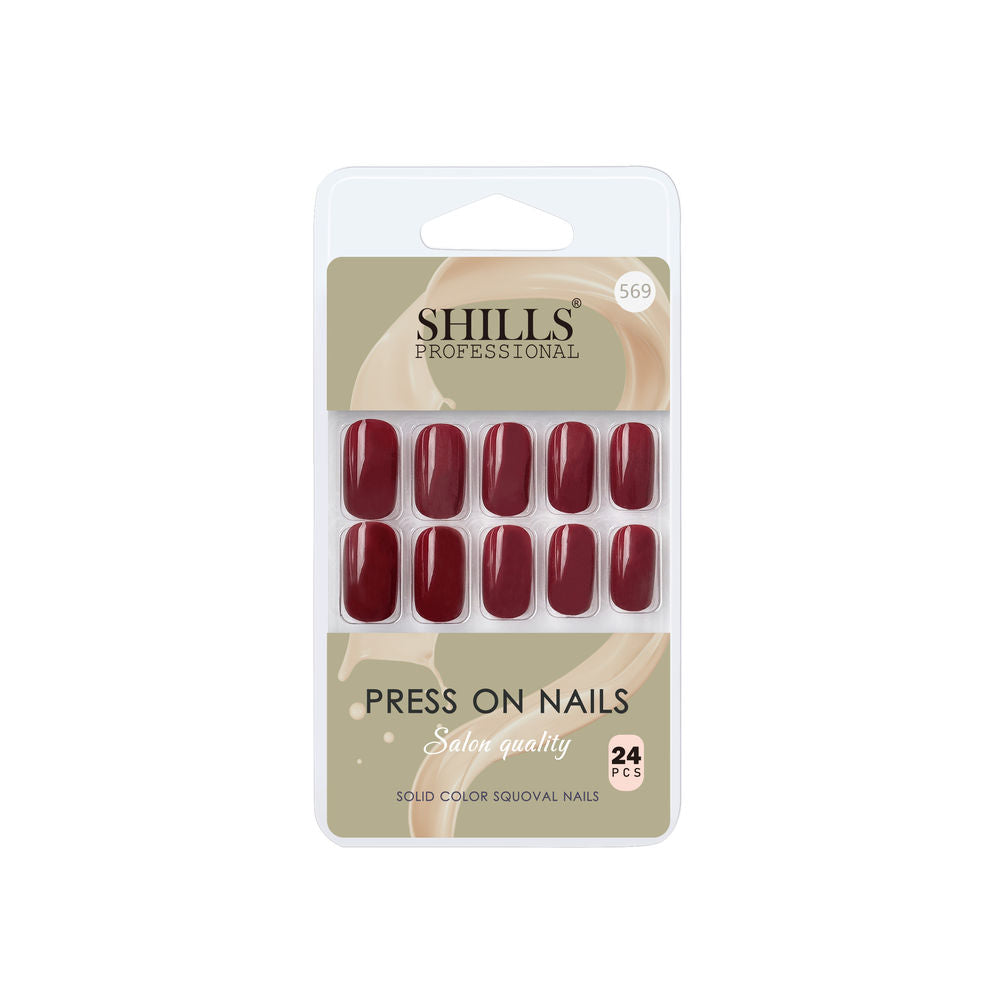 Shills Professional Reusable Press On Nails Square - SPN569