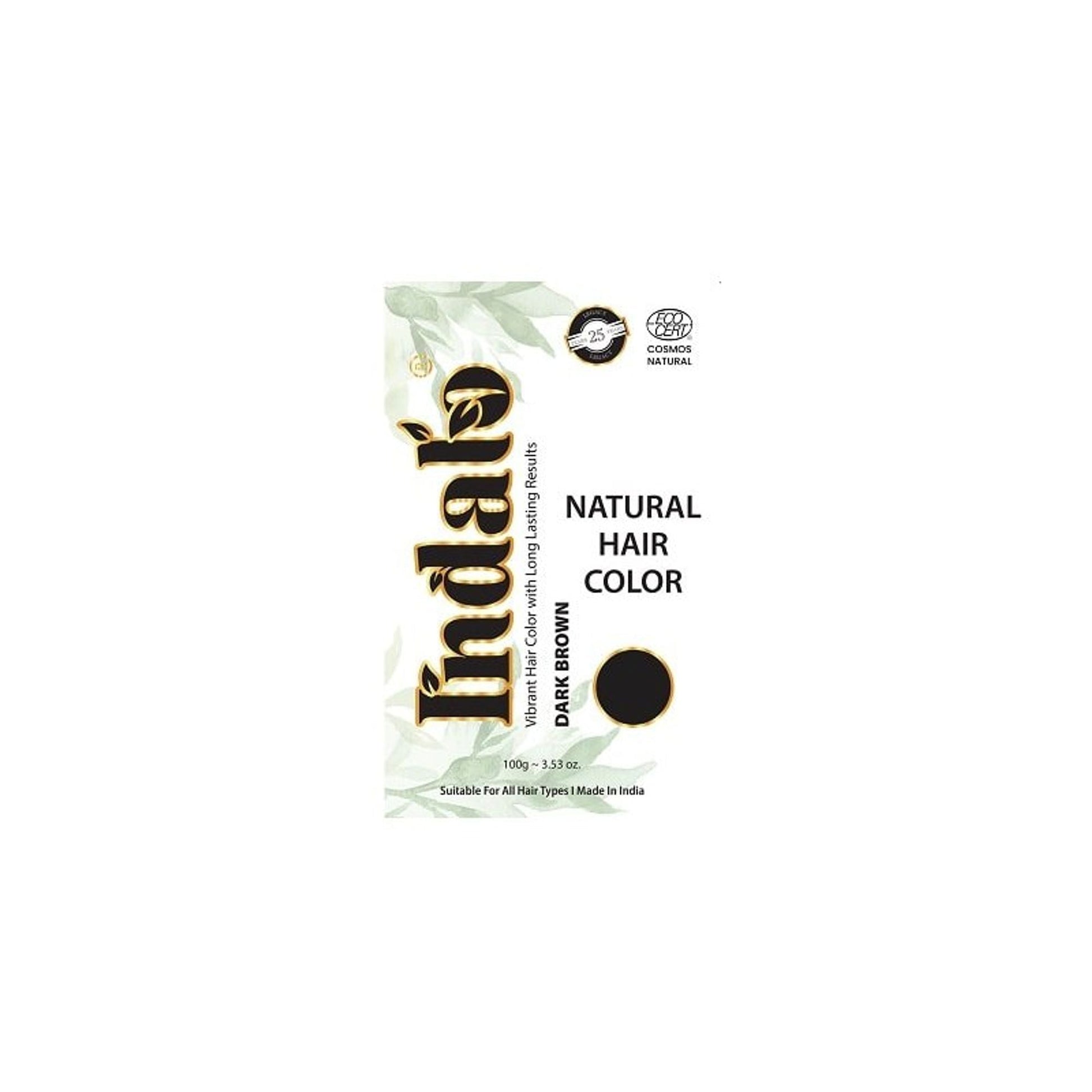 Indalo Natural Baheda And Brahmi Hair Colour - Dark Brown