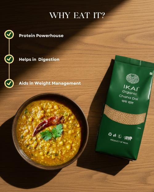 IKAI Organic Chana Dal 