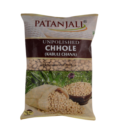 Patanjali Unpolished Chhole (Kabuli Chana) - Grab2buy