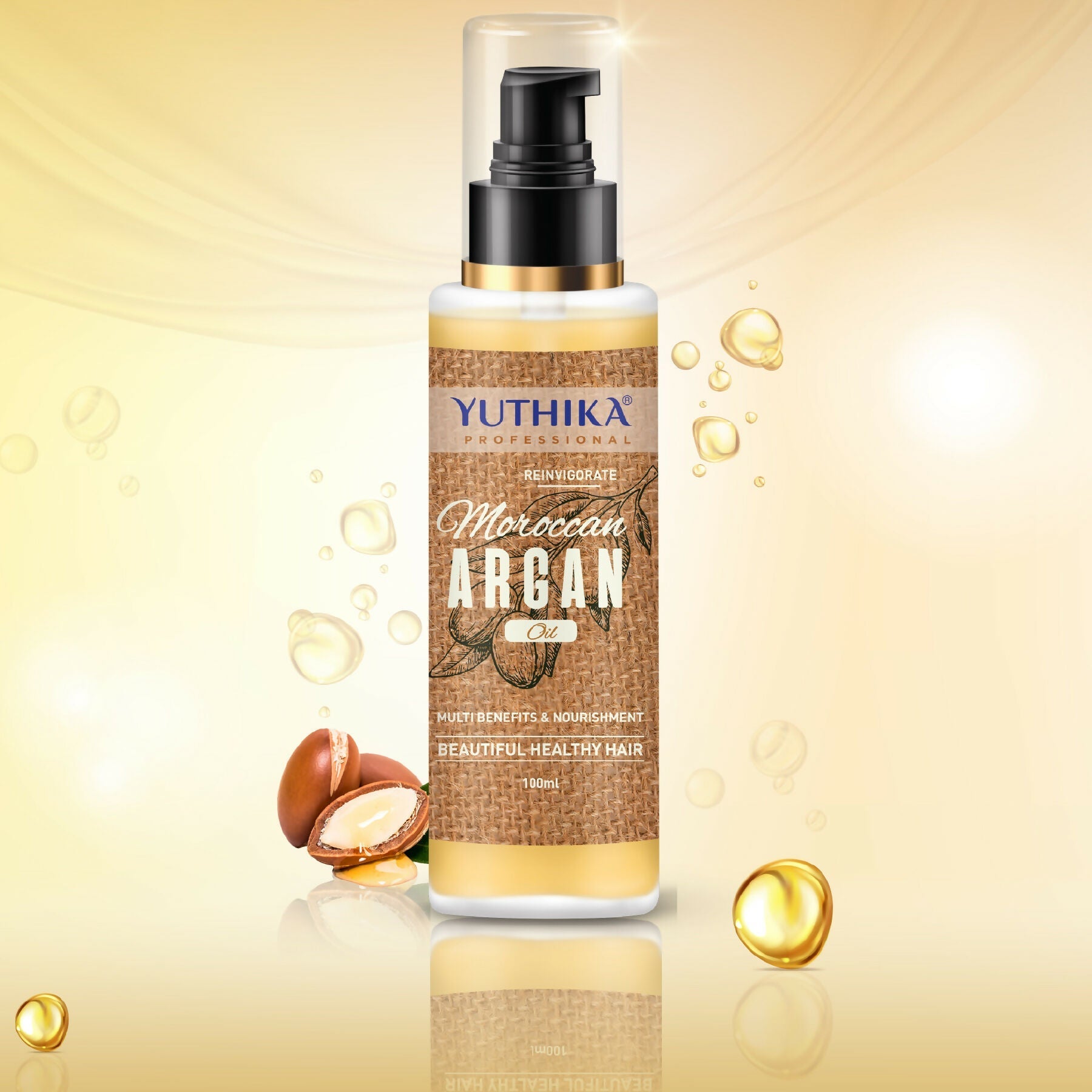 Yuthika Argan Oil Hair Serum - Moroccan Argan Oil  Grab2Buy Yuthika Grab2Buy