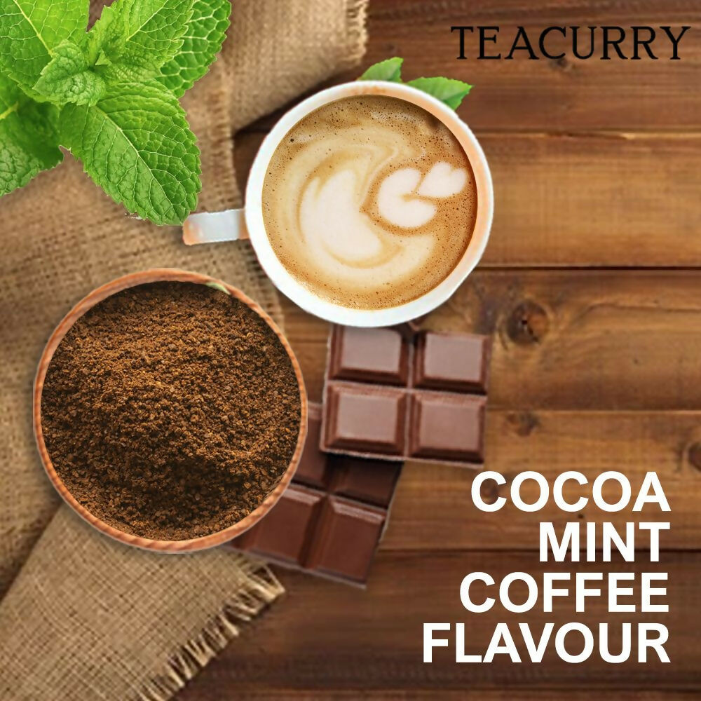 Teacurry Mint Cocoa Coffee - Arabica Freeze Dried Coffee for Instant Hot & Cold Coffee - Grab2buy