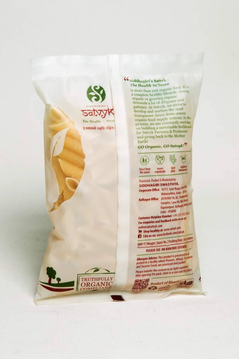 Siddhagiri's Satvyk Organic Whole Wheat Pasta Penne 