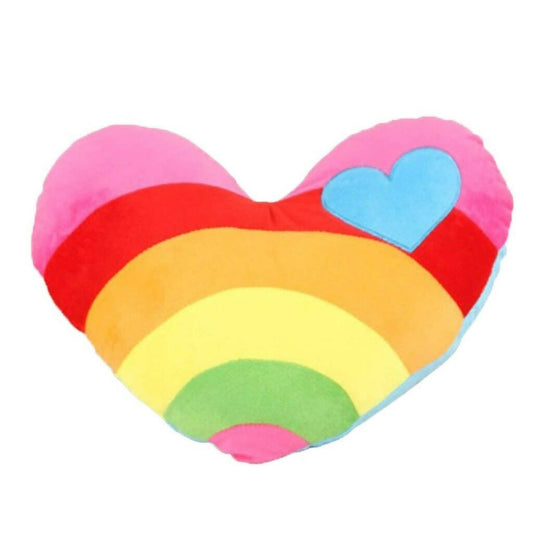 The Purple Tree Rainbow Heart Cushion, Valentines Day Gift  Grab2Buy Generic Grab2Buy