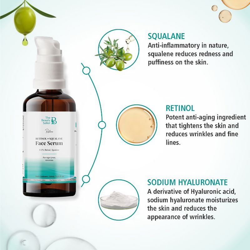 The Beauty Sailor Retinol + Squalane Face Serum  Grab2Buy The Beauty Sailor Grab2Buy