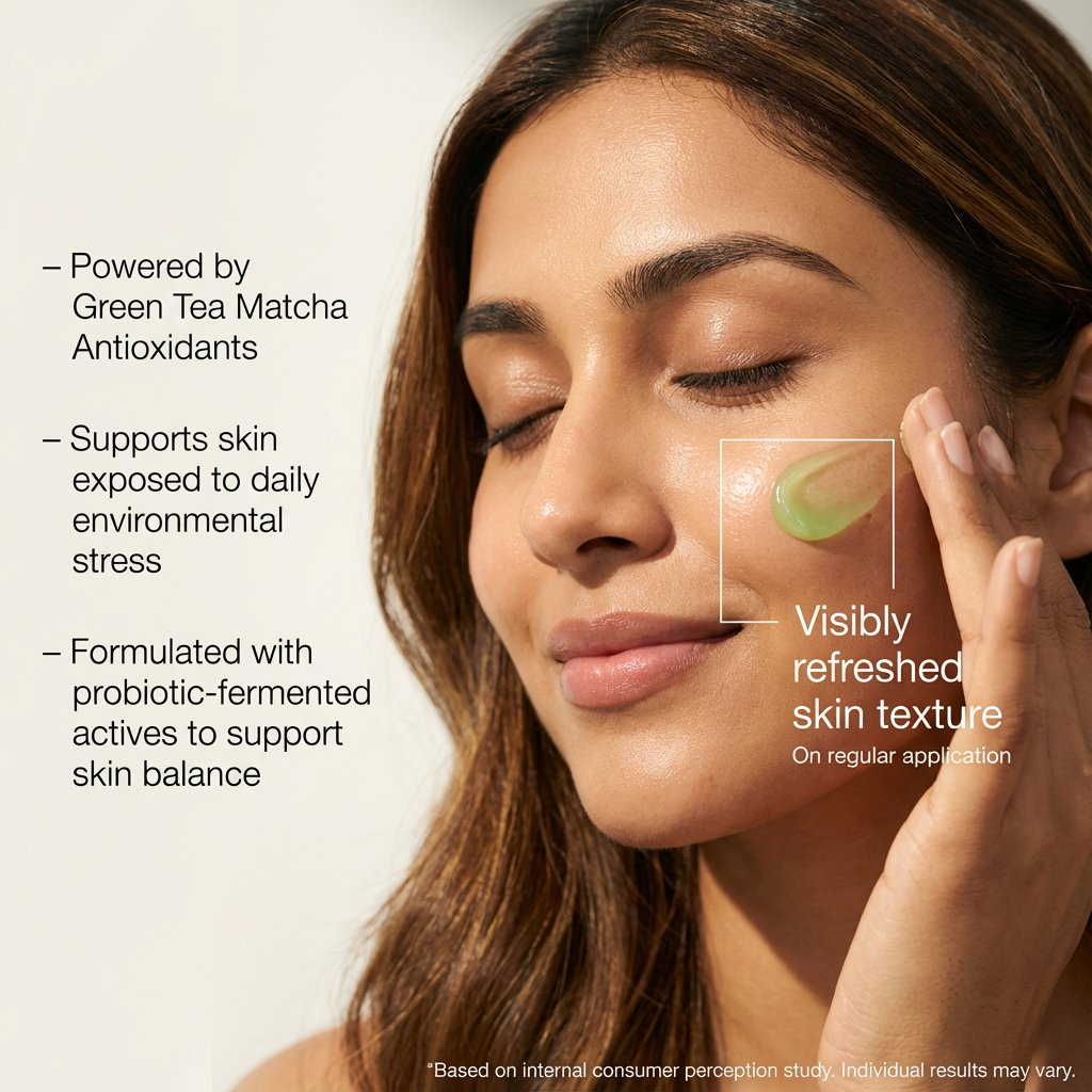 VedicDerm Green Tea Matcha Gel Moisturiser with Squalene and Niacinamide  Grab2Buy VedicDerm Grab2Buy