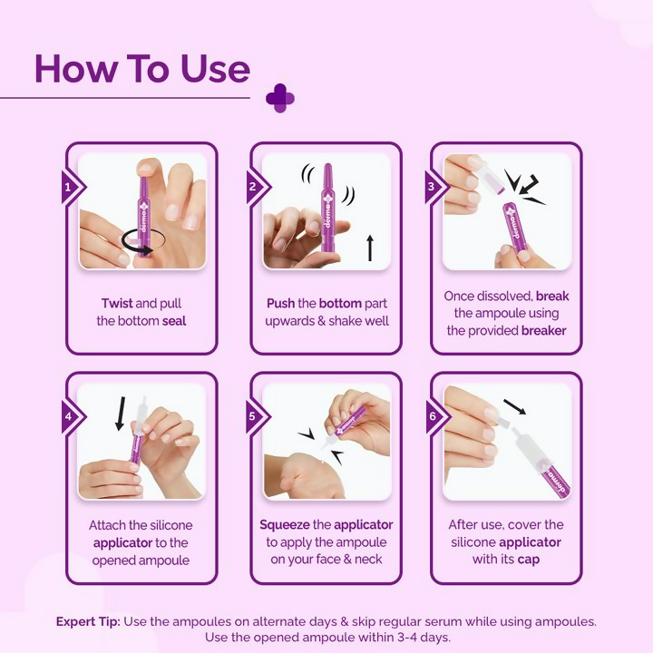 The Derma Co 5% Glycolic + 2% Kojic Pigmentation Corrector Ampoule Kit  Grab2Buy The Derma Co Grab2Buy