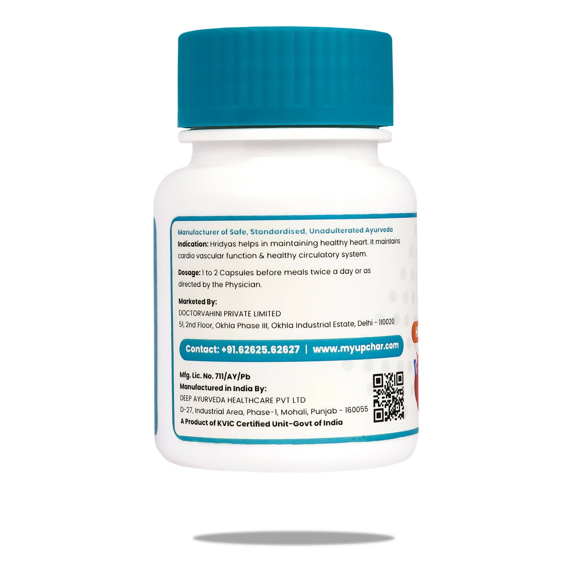 myUpchar Ayurveda Hridyas Capsules - Grab2buy
