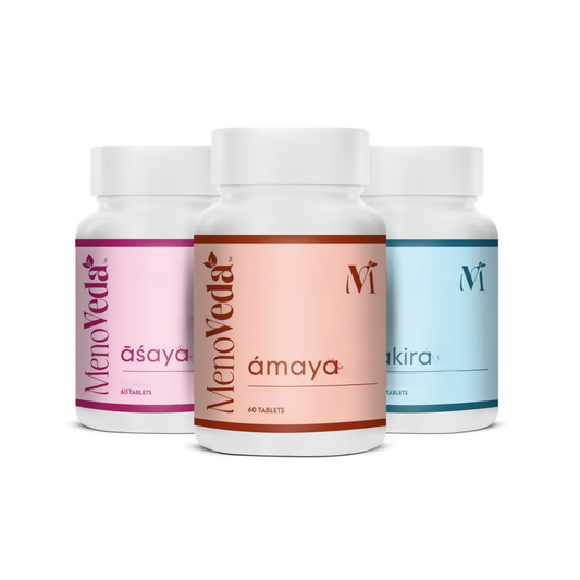Menoveda Menopause Supplement For Women - Trio Pack
