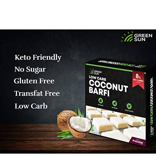 Green Sun Low Carb Coconut Barfi 