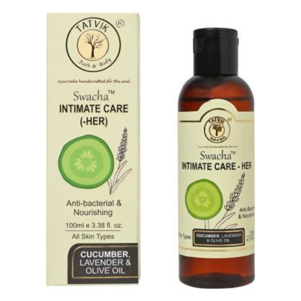 Tatvik Ayurveda Swacha Intimate Care Her (Cucumber, Lavender & Olive Oil)  Grab2Buy Tatvik Ayurveda Grab2Buy