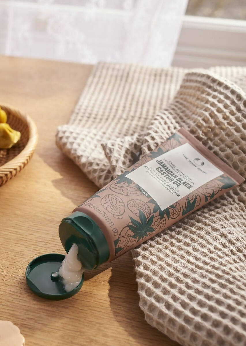 The Body Shop Jamaican Black Castor Oil Curl Activator for Curly Hair  Grab2Buy The Body Shop Grab2Buy