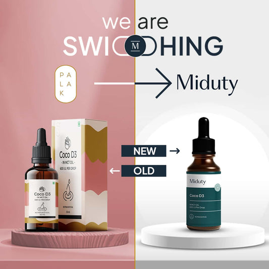 Miduty by Palak Notes Coco D3 in MCT Oil - Grab2buy