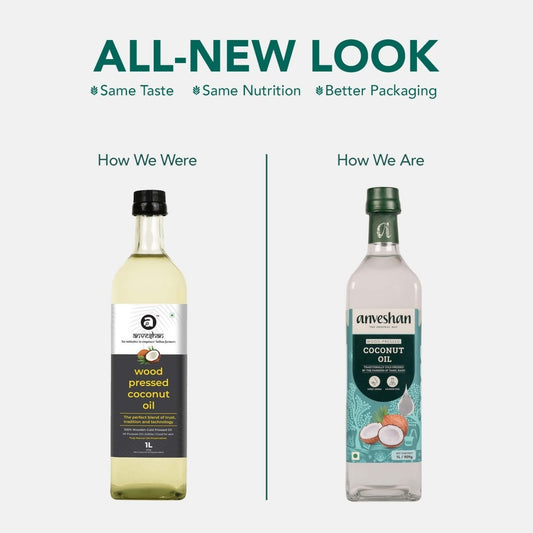 Anveshan Wood Pressed Coconut Oil - Distacart