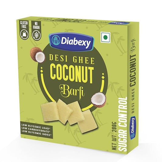 Diabexy Desi Ghee Coconut Barfi 