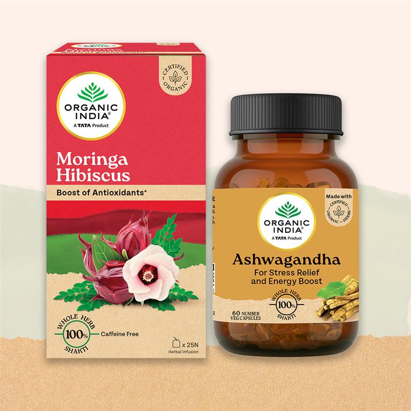 Moringa Hibiscus & Ashwagandha Capsules Combo 