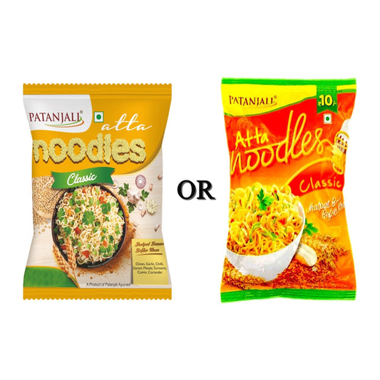 Patanjali Atta Noodles classic 60gm ( Pack of 10) :