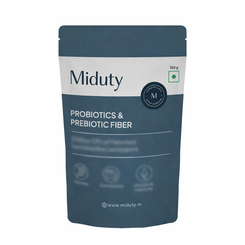 Miduty by Palak Notes Probiotics & Prebiotic Fiber powder 