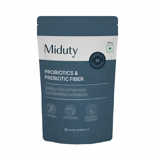 Miduty by Palak Notes Probiotics & Prebiotic Fiber powder 