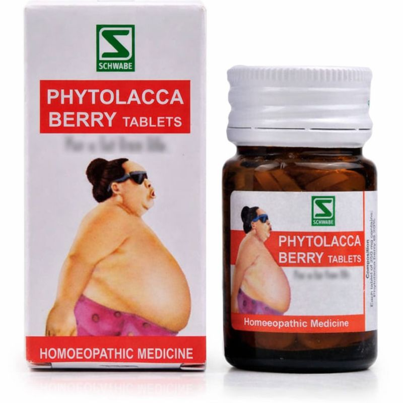 Homeobuy Remedies Schwabe Phytolacca Berry Tablet - Set of 4 