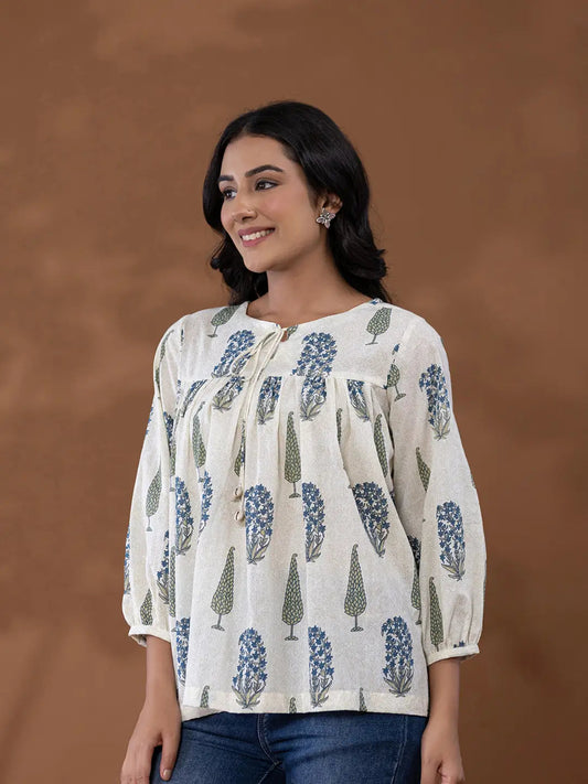 Yufta Cotton Printed Top  Grab2Buy Yufta Grab2Buy