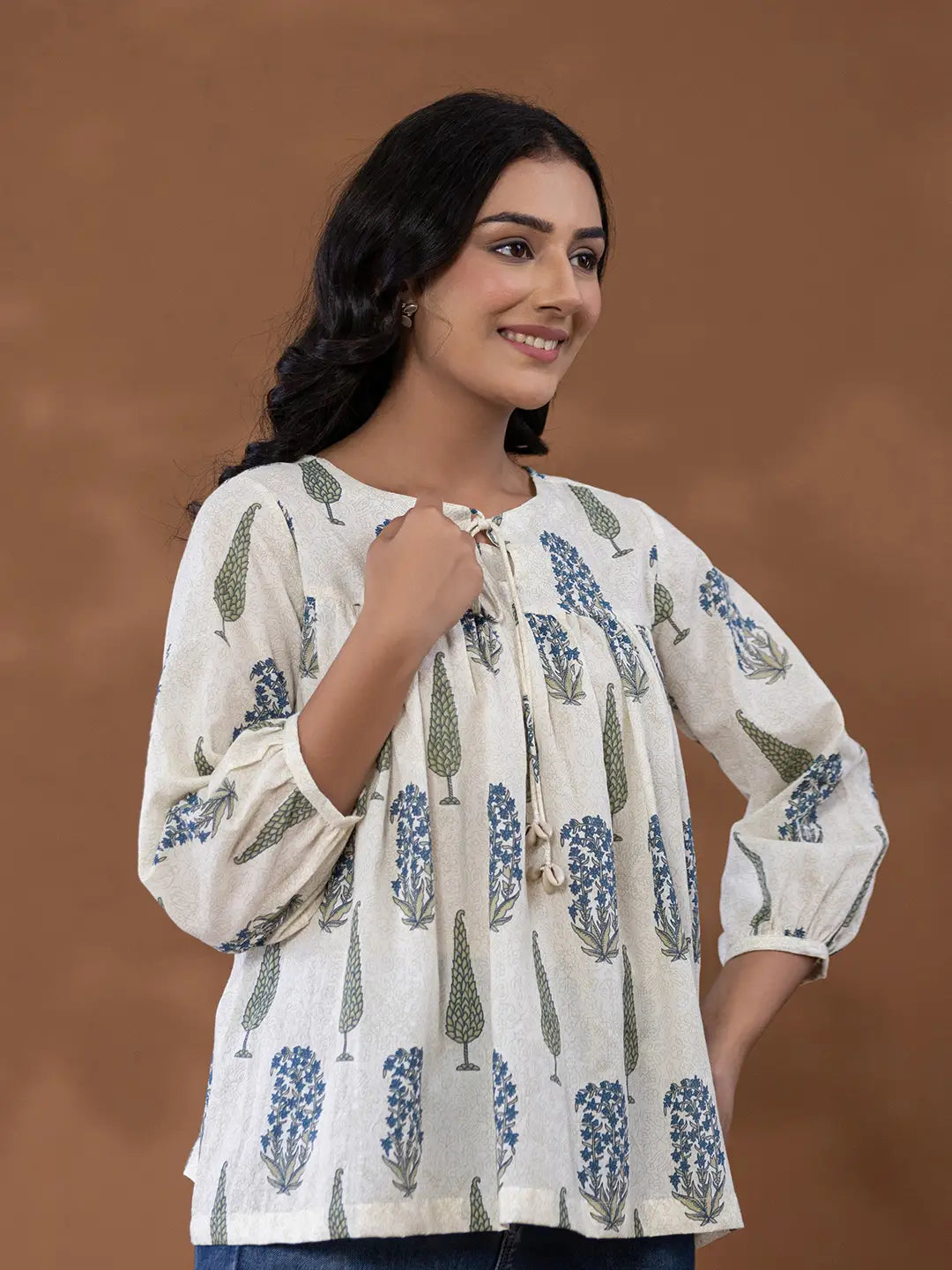 Yufta Cotton Printed Top  Grab2Buy Yufta Grab2Buy
