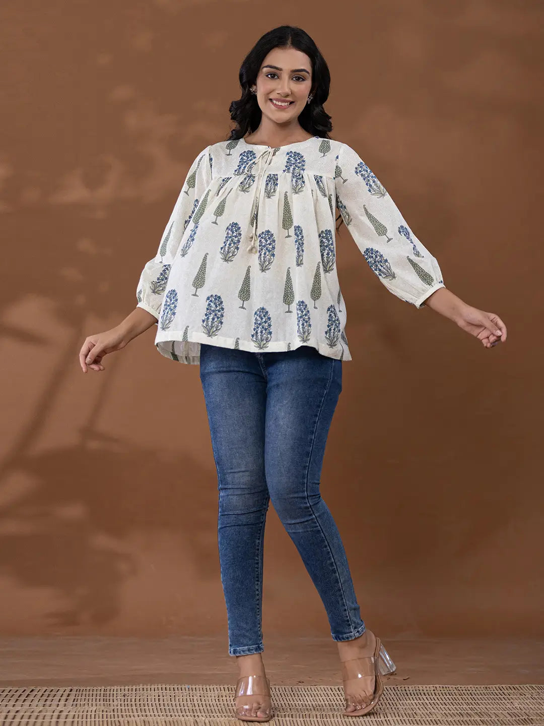 Yufta Cotton Printed Top  Grab2Buy Yufta Grab2Buy